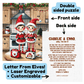 Christmas Gift, Personalized Elf Letter Double-Sided Jigsaw Puzzle: Wow, You Did It!