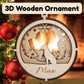 3D Wooden Dog Ornament: German Shorthaired Pointer