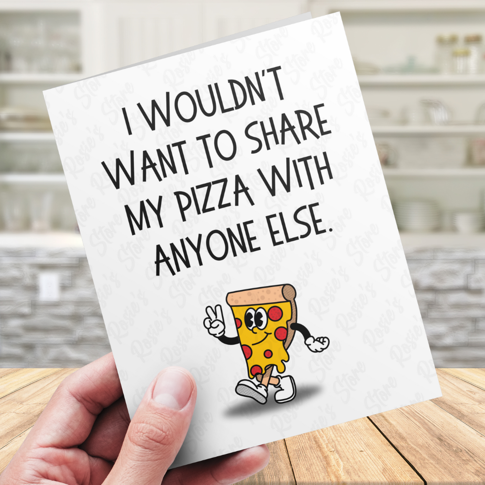 Greeting Card: Pizza Lover