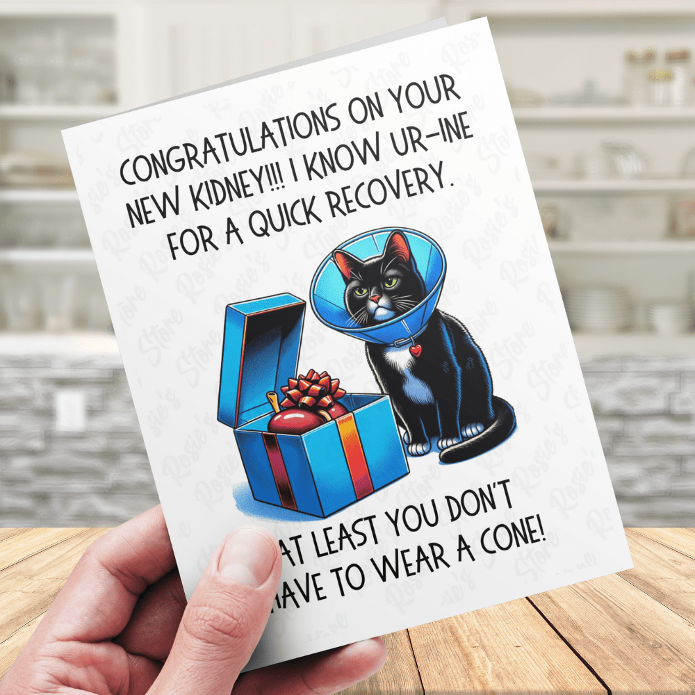 Kidney Digital Greeting Card: Congratulations On Your New Kidney...