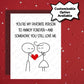 Couple Romantic Greeting Card: You're My Favorite Person To Annoy...