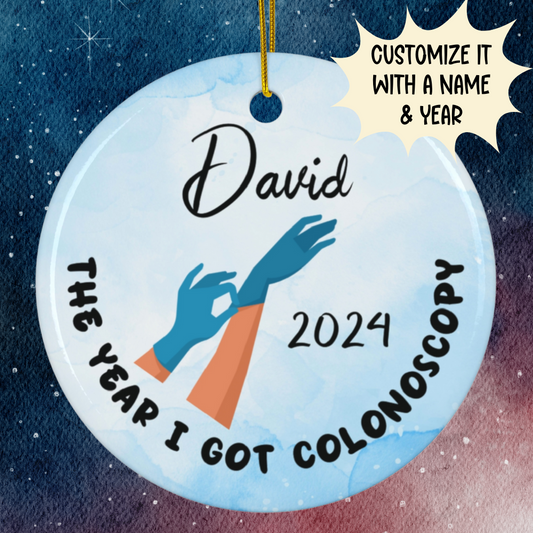 Colonoscopy, Personalized Ornament: The Year I Got Colonoscopy