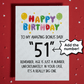 Bonus Dad Funny Birthday Card: Age Is Just A Number