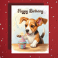 Birthday Greeting Card, Beagle Dog Pet Lover 01: Happy Birthday