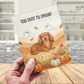 Halloween Fall Dachshund Wiener Dog Greeting Card: Too Cute To Spook!
