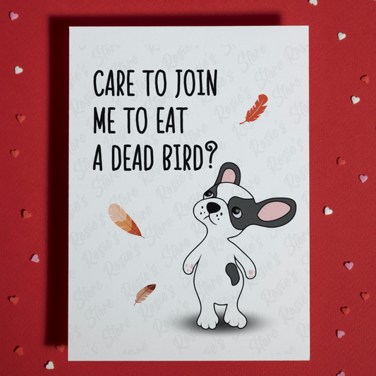 Thanksgiving, Funny Greeting Card: Care To Join Me - Dog