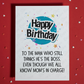 Dad Funny Birthday Card: Mom's in Charge