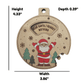 Funny Christmas Ornament: Dear Santa, It's A Long Story