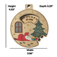 Funny Christmas Ornament: Dear Santa, I Regret Nothing