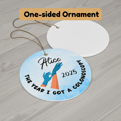 Colonoscopy, Personalized Ornament: The Year I Got A Colonoscopy