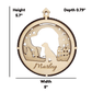3D Wooden Dog Ornament: Labrador Retriever