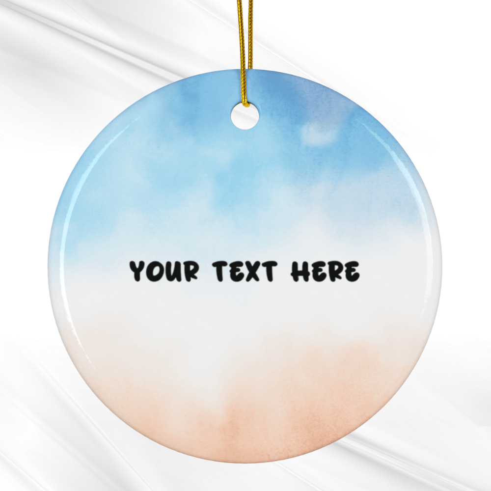 Personalized Ceramic Ornament: You're My Ride Or Die