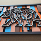 Layered Wooden Bear Wall Art, Handmade Gift Ideas