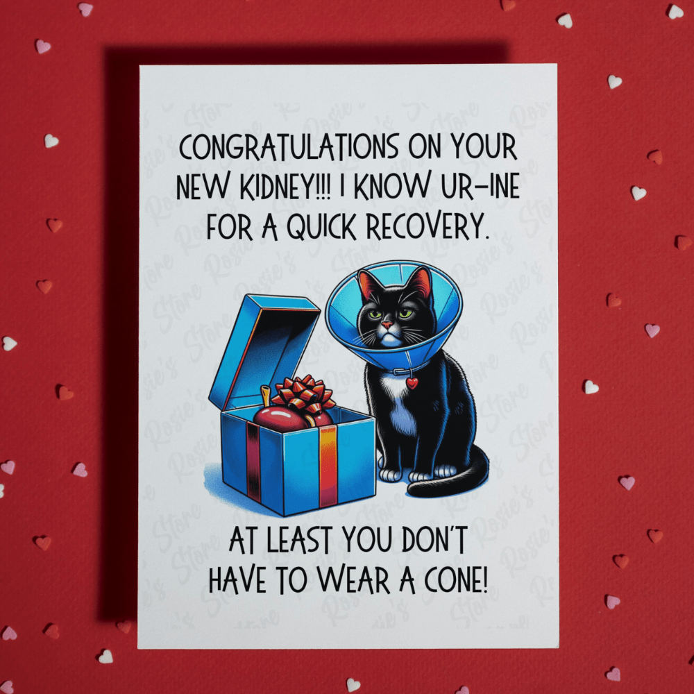 Kidney Greeting Card: Congratulations On Your New Kidney...