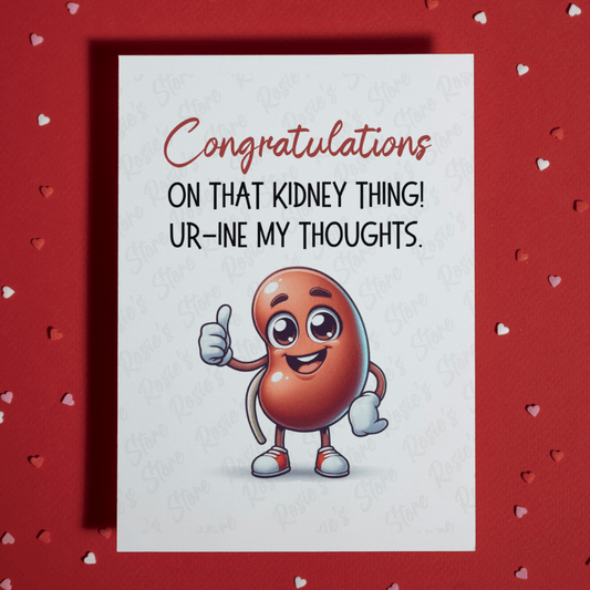 Kidney Greeting Card: Congratulations...