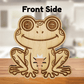 Funny Frog Wooden Bread Clip: Hop Off My Loaf