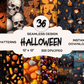 Halloween, 36 Pack of Halloween Digital Papers