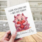 Valentine's Day Printable Card: I Love You Every Day (Digital Download)