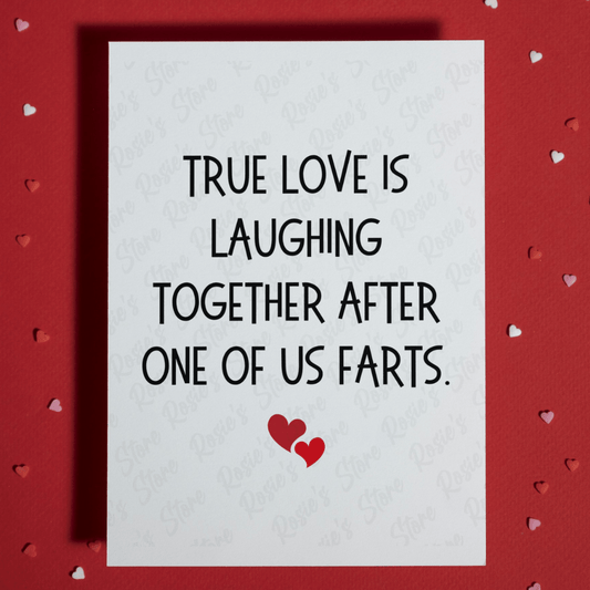 Couple Greeting Card: True Love Is