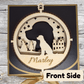 3D Wooden Dog Ornament: Labrador Retriever