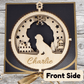 3D Wooden Dog Ornament: Cavalier King Charles Spaniel