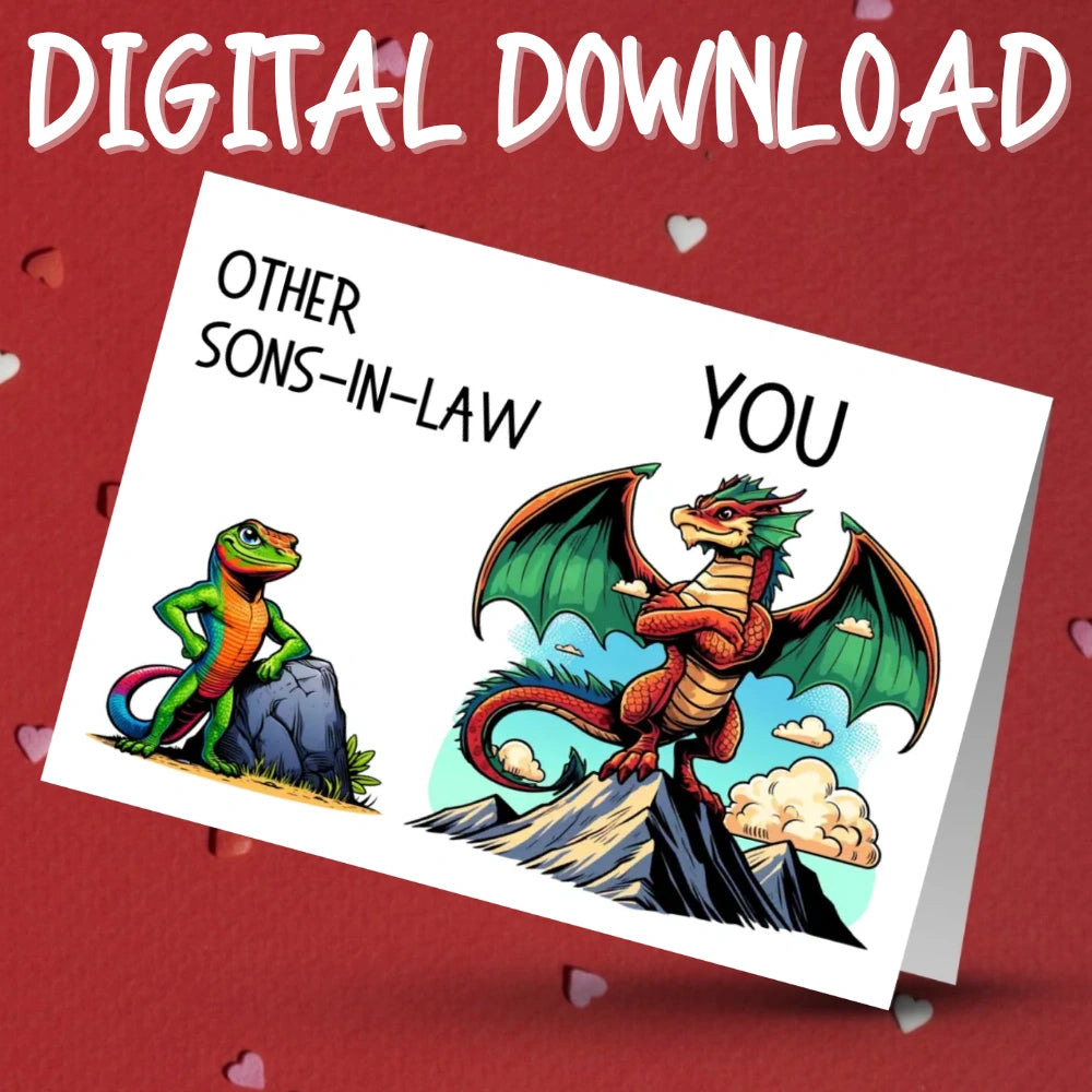Son-in-Law Printable Card: Other Sons-in-Law (Digital Download)