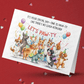 Birthday Greeting Card: Time To Paw-ty