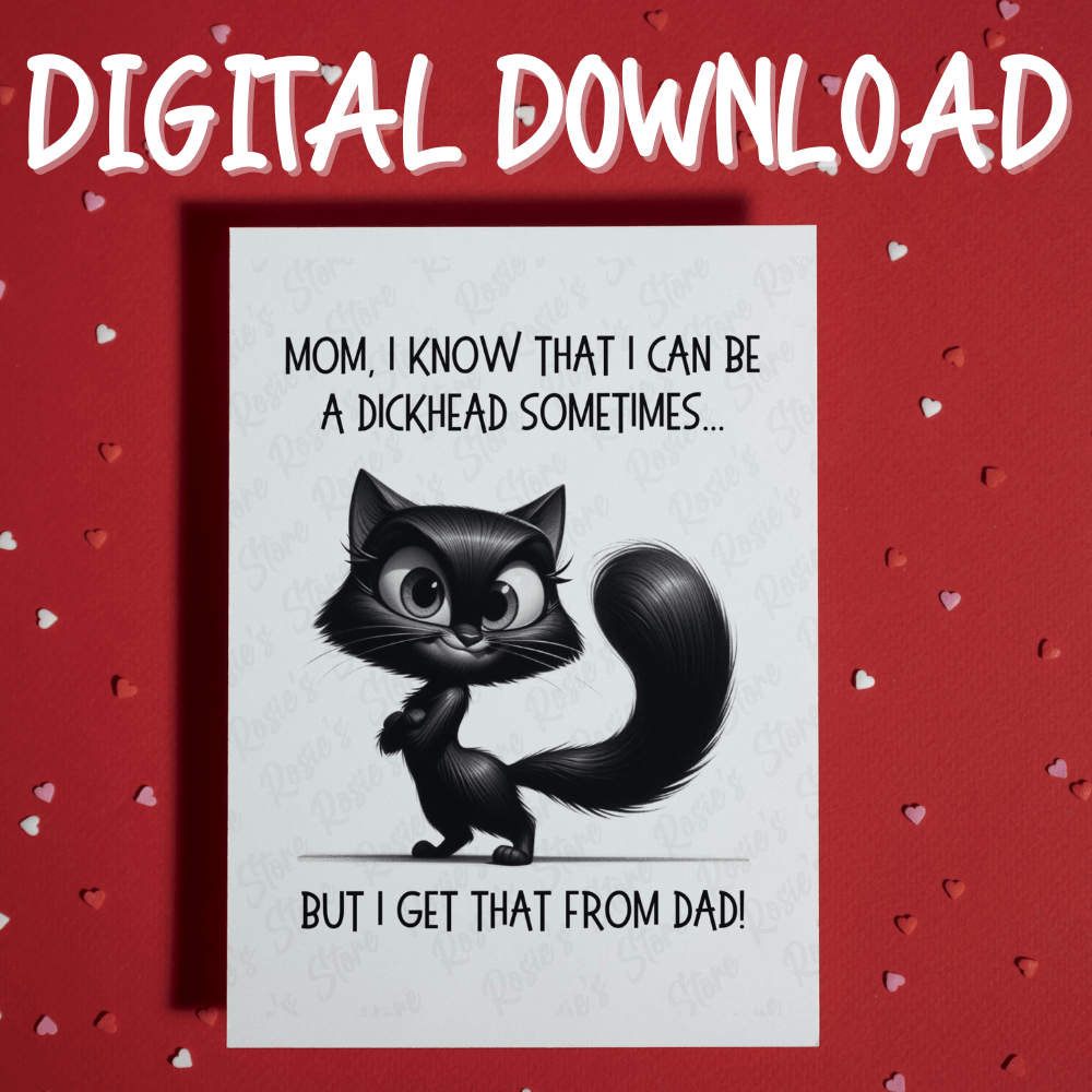 Mom Digital Greeting Card: Mom, I know that I can be...