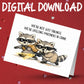 Sibling Printable Card: Lifelong Partners In Crime (Digital Download)