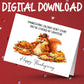 Thanksgiving Printable Card: Thanksgiving Calories Don't Count (Digital Download)