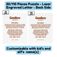 Christmas Gift, Personalized Elf Letter Double-Sided Jigsaw Puzzle: Goodbye or Hello From Your Elf (Elves)