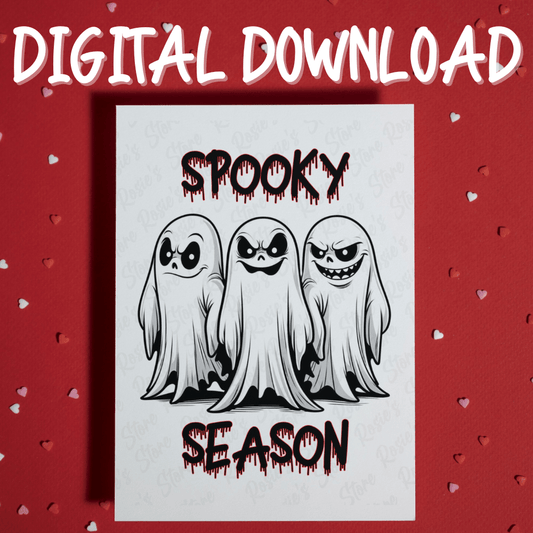 Halloween Digital Greeting Card: Spooky Season