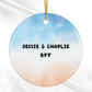 Personalized Ceramic Ornament: You're My Ride Or Die