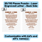 Christmas Gift, Personalized Elf Letter Double-Sided Jigsaw Puzzle: Wow, You Did It!