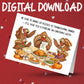 Thanksgiving Printable Card: Be Sure To Bring Up Politics(Digital Download)
