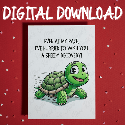 Get Well Digital Greeting Card: Speedy Recovery!