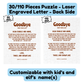 Christmas Gift, Personalized Elf Letter Double-Sided Jigsaw Puzzle: Wow, You Did It!