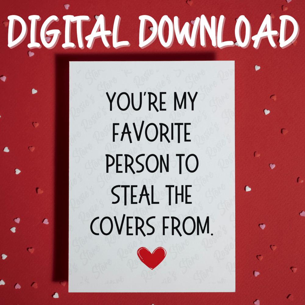 Couple Digital Greeting Card: Cover Thief