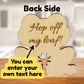 Funny Frog Wooden Bread Clip: Hop Off My Loaf