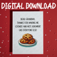 Grandma Gift, Digital Greeting Card For Grandmother: Cookies & Love