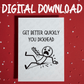 Broken Arm, Wrist Funny Digital Greeting Card: Get Better Quickly You Dickhead