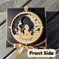 3D Wooden Dog Ornament: Toy Poodle