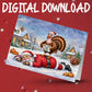 Thanksgiving Printable Card: WAIT YOUR TURN BIG BOY (Digital Download)