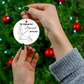 Divorce, Personalized Ceramic Ornament For Him: The Year We Got Divorced