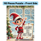 Christmas Gift, Personalized Elf Letter Double-Sided Jigsaw Puzzle: Goodbye From Your Elf (Elves)