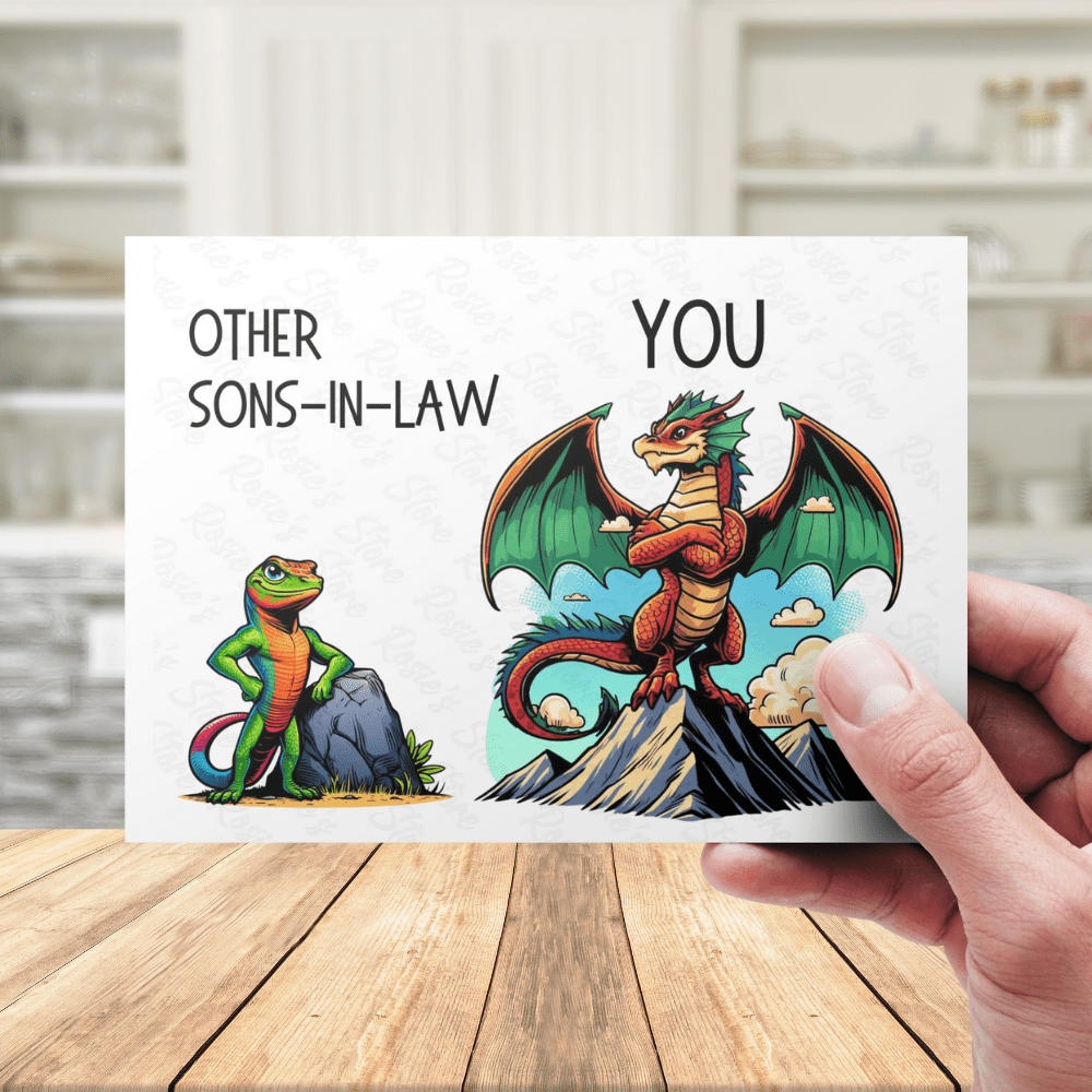 Son-in-Law Greeting Card: Other Sons-in-Law -YOU