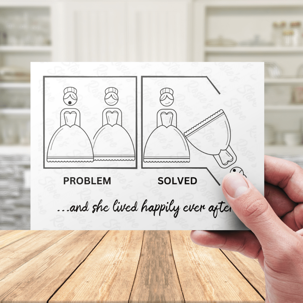 Divorce Greeting Card For Lesbian Couple: Problem Solved...