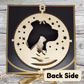 3D Wooden Dog Ornament: Pitbull