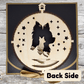 3D Wooden Dog Ornament: Chihuahua