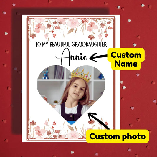 Granddaughter Greeting Card with Photo